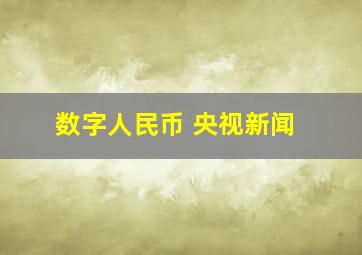 数字人民币 央视新闻